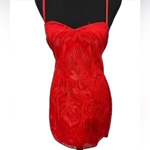 AREA STARS Gemmah Tonal Embroidered Dress
Size Medium